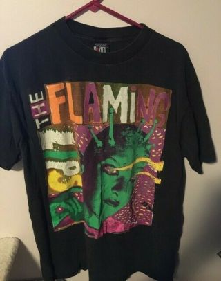 Ultra Rare Vintage Flaming Lips Alien Shirt Giant 1995 Xl