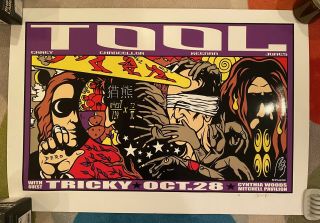 Rare Vintage 2001 Tool Concert Poster - Artist Proof Extremely Limited
