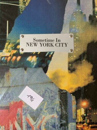 Sometime In York City Signed By Yoko Ono And Bob Gruen,  Genesis Publication