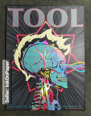 Tool 11/25/19 Washington Dc Se Poster By George Milonas Low Number 61/650