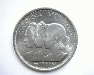 South Vietnam 1953 10 Su Exceptional Uncirculated Km 1