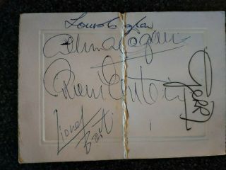 Brian Epstein,  Beatles Manager Autographed Invitation To Banquet Liverpool 1964