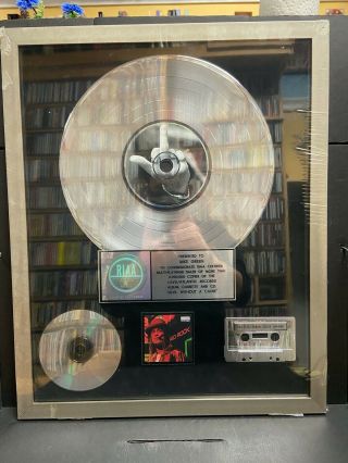 Kid Rock Devil Without A Cause Official Riaa Certified Multi - Platinum Award 1999
