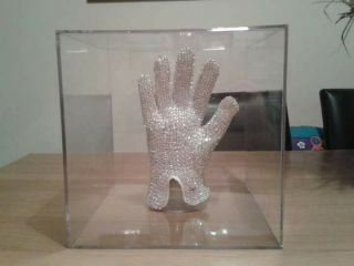 Michael Jackson " Made With Swarovski " Crystal Glove (history,  Bad,  Dangerous)