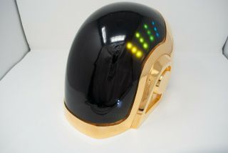 Daft Punk Helmet Guy - Manuel 24k Gold Plated Homemade Leds