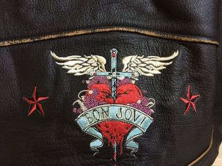 Bon Jovi Leather Jacket Limited Edition Autographed 2008