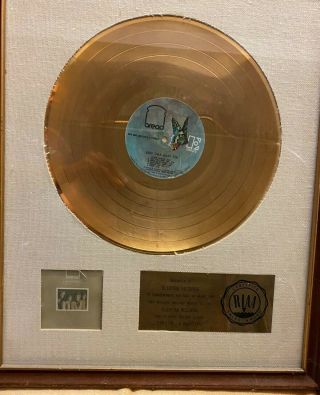 Bread “baby I’m - A With You” Gold Riaa Record Award To Elektra Records