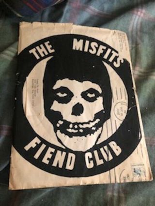 Misfits Fiend Club Og Envelope & Flyers Danzig Nyhc Punk.