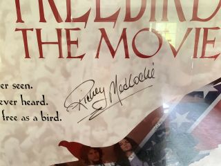 Authentic Framed LYNYRD SKYNYRD Freebird Movie Poster Signed by The Band Members 2