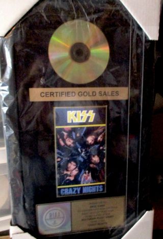 Authentic,  First Time Kiss,  " Crazy Nights " Video Award To Drummer Eric Carr