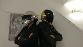 Daft Punk Both Helmets Chromed To Perfection