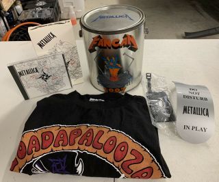 1997 Metallica Fan Can 2 - Complete Can Fan Club Exclusive Item