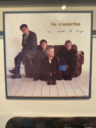 THE CRANBERRIES RIAA CERTIFIED MULTI PLATINUM AWARD for Album - “ No Need To Argue 2