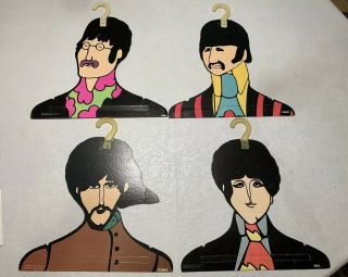 The Beatles Set Of Yellow Submarine Clothes Hangers By Henderson - Hoggard