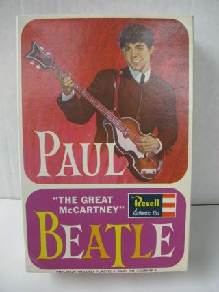 The Beatles Paul Mccartney Revell Model In Great Box 1964
