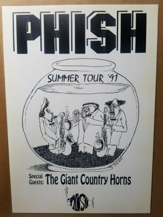 Phish Poster Summer Tour 1991 Jim Pollock Junta Dinner And Movie 2020 1999 2000