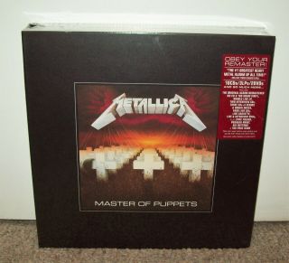 Metallica Master Of Puppets Remastered Deluxe Box Set 1986 Vinyl Lp Cd Dvd