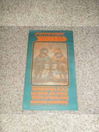Vintage Uncle Russ Presents The Paupers 1967 Grande Ballroom Concert Poster