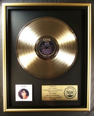 Elvis Presley A Legendary Performer Volume 2 Lp Gold Riaa Record Award Rca