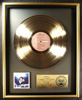 Elvis Presley His Hand In Mine Lp Gold Riaa Record Award Rca To Elvis Presley