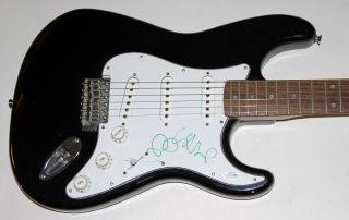 Chris Martin Coldplay Autograph Signed Guitar With Heart Sketch Acoa Authentic