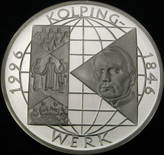 Germany 10 Mark 1996a Proof - Silver - Kolpingwerk - 2509 ¤