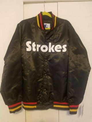 " The Strokes " Future Present Past Nyc Pop Up Starter Jacket - Size Large