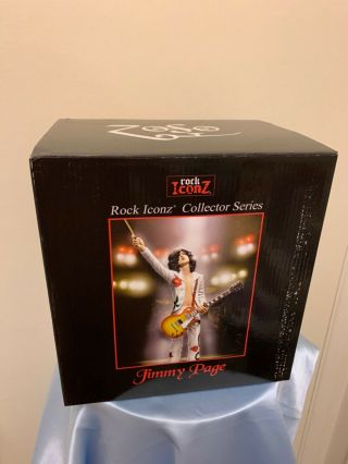 Jimmy Page Knucklebonz Figure Statue Rock Iconz 2007 Led Zeppelin -