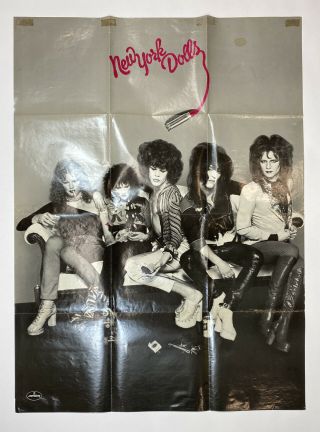 Large York Dolls Poster,  32.  5” X 44”