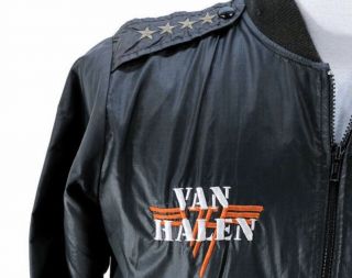 ‪van Halen‬ Noel Monk 1981 Silverlight Express 4 - Star Tour Jacket Crew Staff