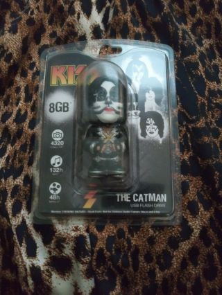 Official Kiss 8gb Usb Flash Drive Rare Peter Criss Catman 2012 New/sealed Nr