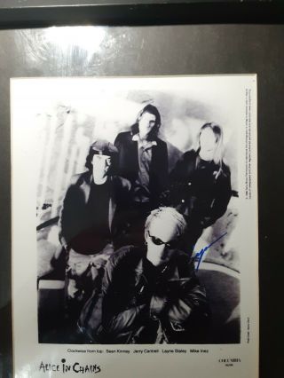 Layne Staley autograph Hand Signed AIC ' 96 2