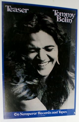 Deep Purple Tommy Bolin Poster Usa Nemperor Records Promo Teaser 1975