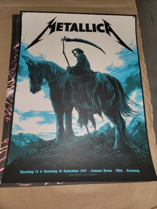Metallica Cologne 2017 Ken Taylor (show Edition) Poster