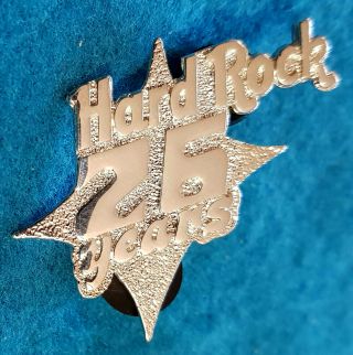 Staff Service Award Sterling Silver 26 Years Star Shape Hard Rock Cafe Pin