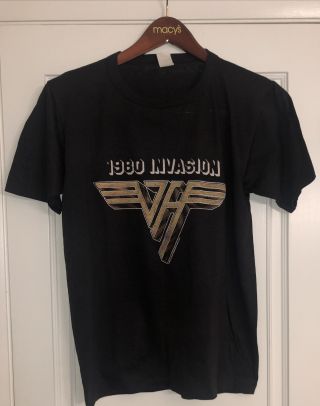 Vintage Van Halen 1980 Invasion Tour T - Shirt Concert Size L Never Worn