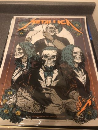 Metallica S&m2 Night 1 Poster