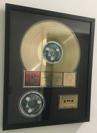 Riaa Gold Record Award 500,  000 Copies Toadies " Rubberneck "