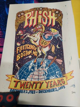 Phish Jim Pollock Poster Print Boston 2003 Fleet Center
