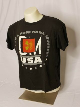 Vintage Depeche Mode Music For The Masses Rose Bowl 1988 Concert Shirt Xl