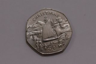 Isle Of Man 50 Pence 1981 - Christmas B30 2611