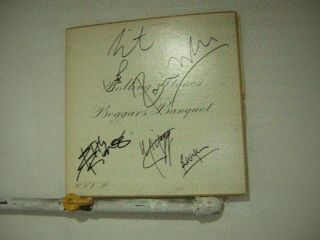 The Rolling Stones Signed Lp Beggars Banquet By 5 Musicians