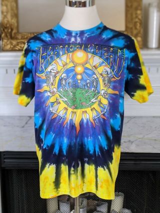 Vintage Grateful Dead Summer Tour 1991 Liquid Blue T - Shirt Extra Large