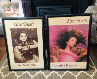Kate Bush 1985 Hol/ninth Wave Posters Framed 30 X 21