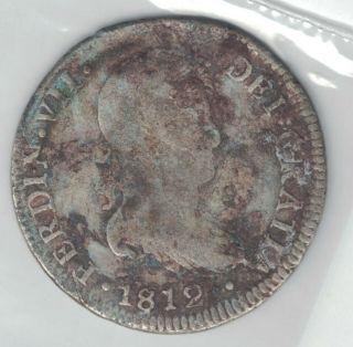 Spain Coins - 1812 CI 4 Reales - Silver 283 2