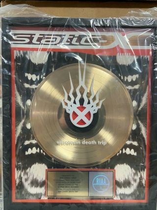 Static - X Wisconsin Death Trip 2000 Official Riaa Certified Gold Record