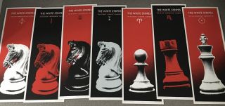 The White Stripes Chess Poster Set Rob Jones Seven Seals 2007 Third Man Records