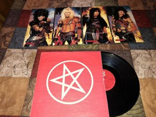 Motley Crue Shout At The Devil Vinyl Autographed By All 4 Members