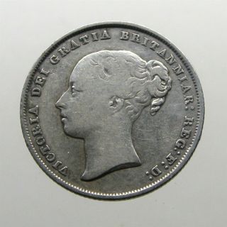 Queen Victoria Silver Shilling_great Britain_minted 1849_63 Year Reign