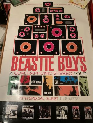 Beastie Boys Ill Communication Quadraphonic Stereo Tour Poster 1994 Grand Royal